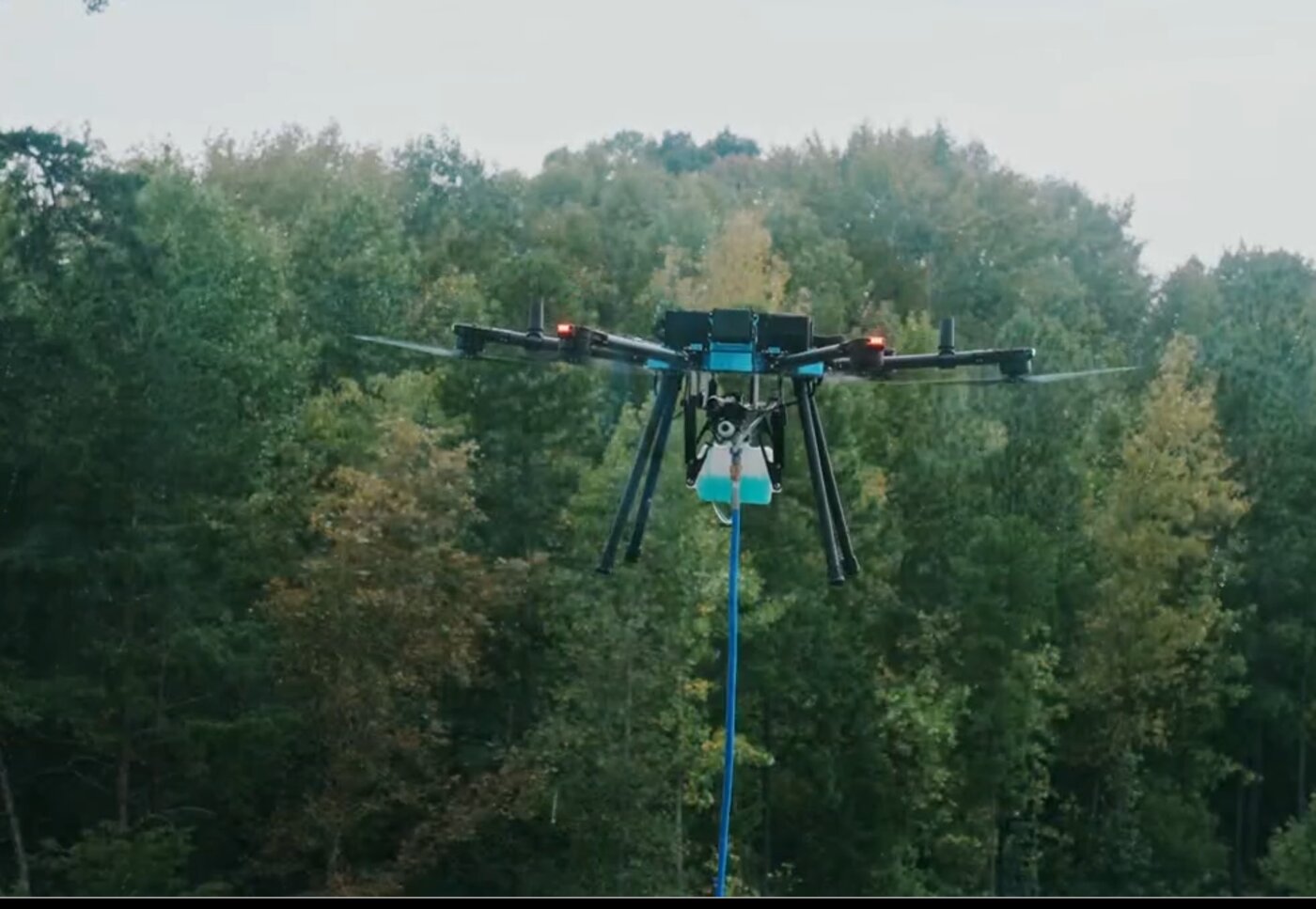 Sherpa drone building exterior cleaning